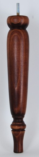 Turned beech legs 390mm - beech,