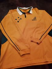 Australian green and yellow rugby shirt, Wallabies, Cooper Sports L