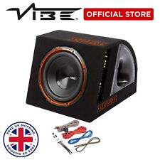 EDGE 10 INCH ACTIVE BASS ENCLOSURE 750 WATTS WITH WIRING KIT SUBWOOFER CAR AUDIO