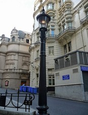 Photo 6x4 Street lamp, Carting
