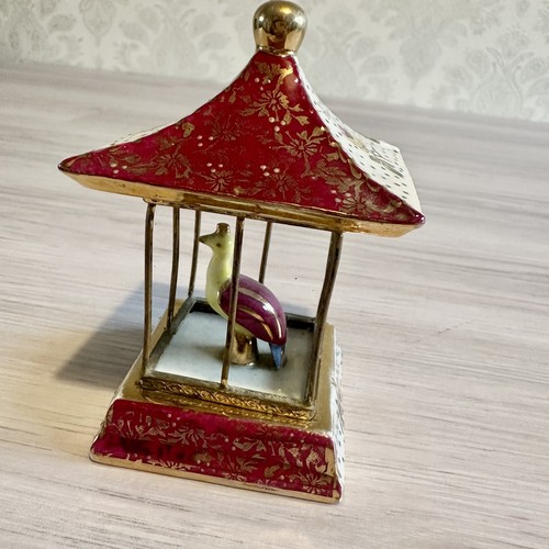 Vintage limoges miniature bird - miniature,