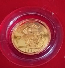 Sovereign Half Gold Proof 1980