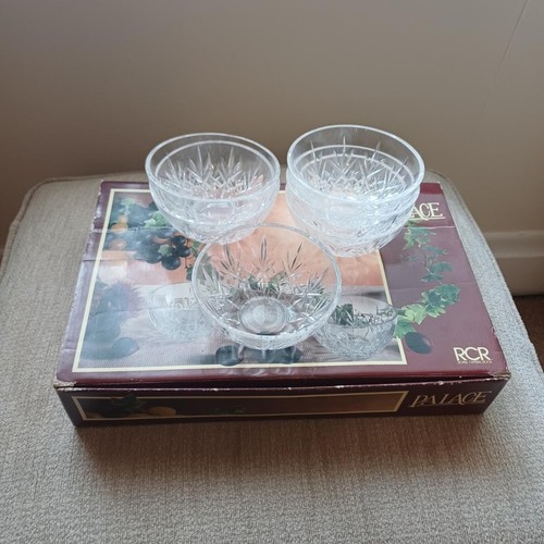 Palace set etched glass - palace, of