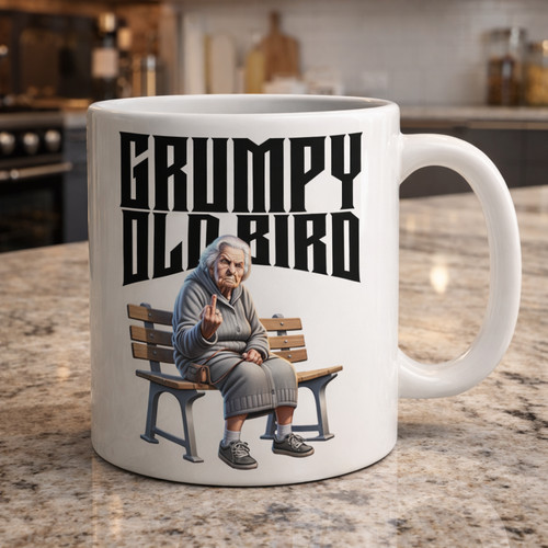 Grumpy old bird - old, funny