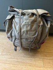 Vintage Canvas Norwegian Bergans Original Canvas Backpack Rucksack Bergen