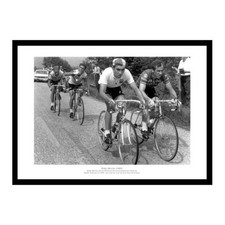 Eddy Merckx First Tour de France Victory 1969 Cycling Photo Memorabilia (622)