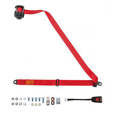 Front Automatic Seat Belt For MG MGB RV8 Convertible 1993 Shape Red