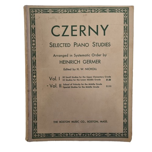 Czerny selected piano studies - selected,