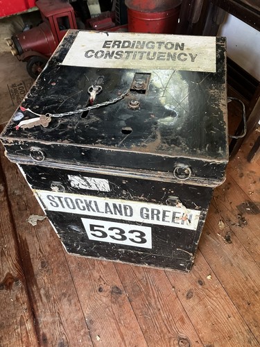 Vintage ballot box - ballot, government