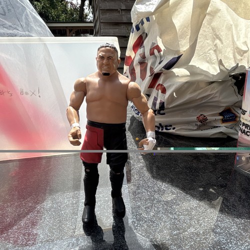 Wrestling figure black red - black, &