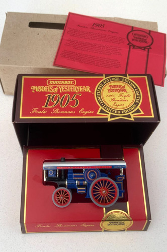 Matchbox 1905 fowler - y-19, "1905