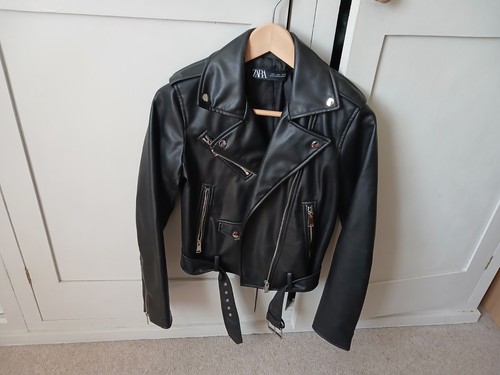 Zara faux leather jacket women - jacket,