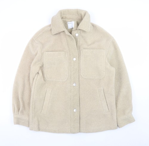 Bershka women beige polyester - women,