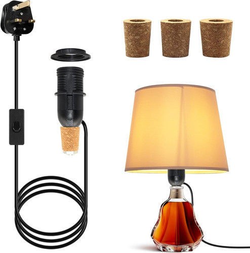 E14 bottle lamp kit 240cm - kit,