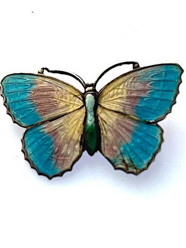 Vintage butterfly brooch - vintage,