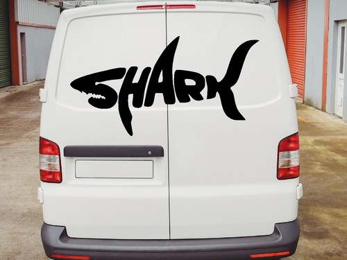 Shark funny sticker letters - shark,
