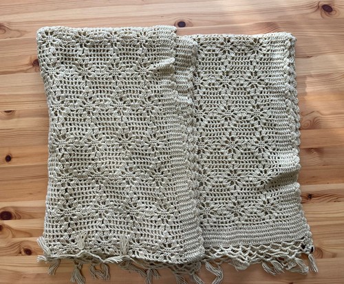 Vintage handmade crochet lace - crochet,