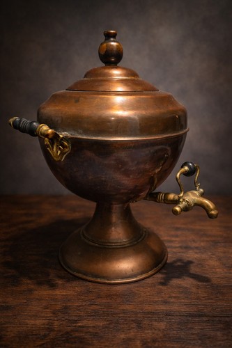Large vintage copper brass - large, &