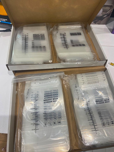 100 breast milk storage bags - breast,