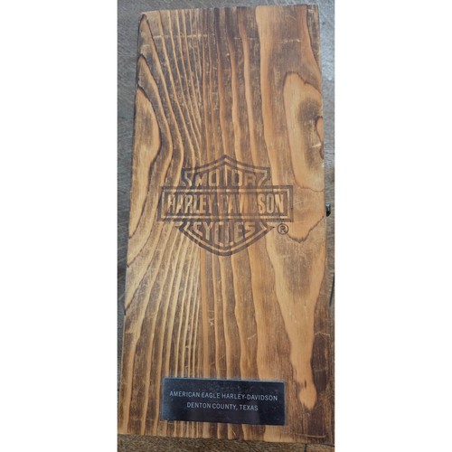 Harley davidson glass decanter - glass,
