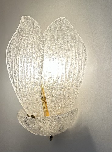 Murano glass wall light - glass,
