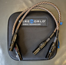 WireWorld Eclipse 8 XLR cables pair 0.5m / NEW  / OPEN BOX / NO VAT
