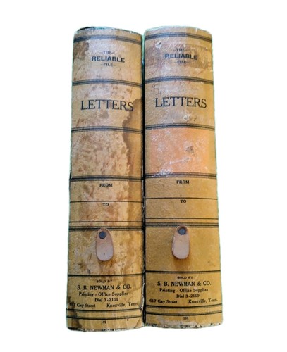Antique letters file boxes - antique,