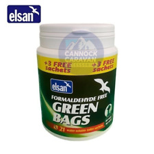 Elsan Green Sachets Formaldehyde Free 18 + 3 free = 21 Sachets Caravan Motorhome