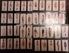 ONE COMPLETE SET CIGARETTE CARDS  CARRERAS BLACK CAT MILITARY UNIFORMS