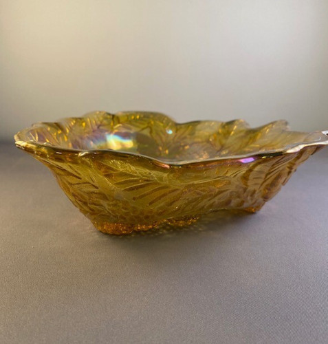 Vintage amber irridescent - vintage,