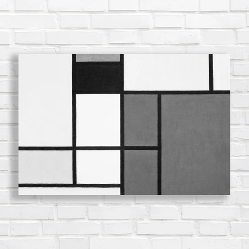Abstract geometric black white - geometric,
