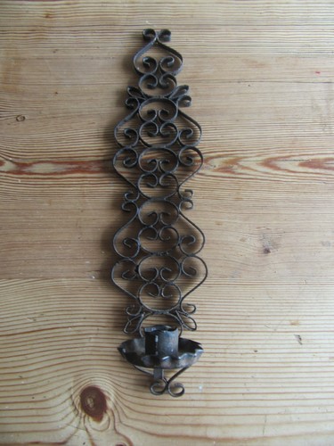 Wrought iron scroll - wrought, wall