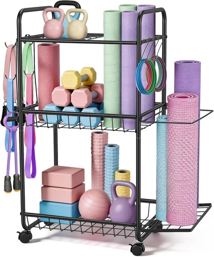 Home gym storage rack - storage,