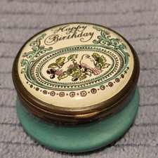 Bilston Enamel Trinket Box