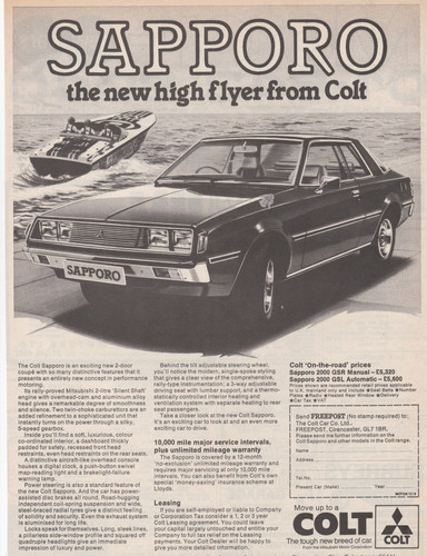 Colt sapporo original - colt, uk
