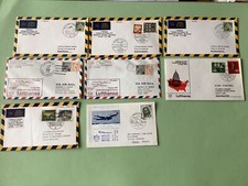 Airmail flight covers 8 mixed