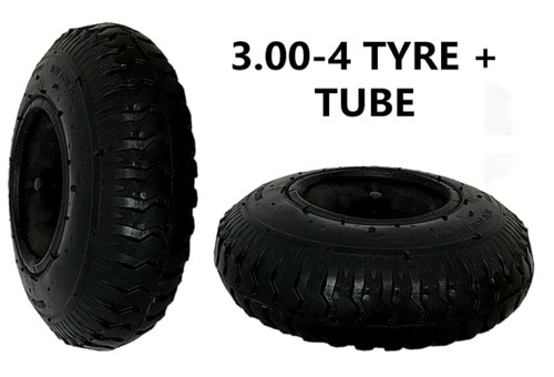 Trolley tyre and innertube - and,