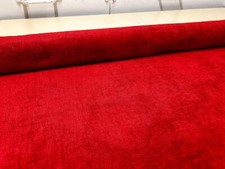 CHENILLE FABRIC UPHOLSTERY SOFA MATERIAL 140 CMS WIDE  by next red rust purple