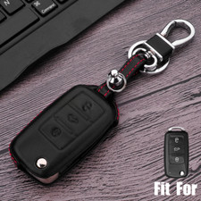Genuine Leather Car Key Fob