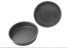 2x 7" Victoria Sponge Sandwich Cake Baking Tin Fixed Base Non Stick Bakeware