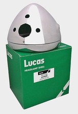 Lucas chrome headlamp shell - 7",