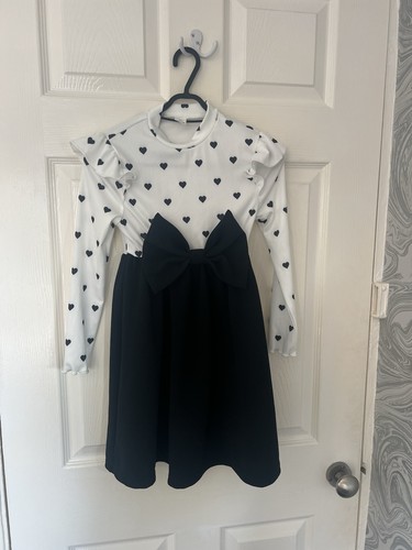 Shein girls black and - , white