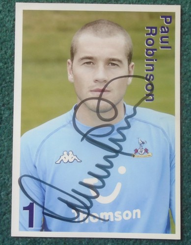 Paul robinson hand signed - robinson,