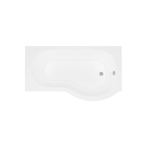 Modern bathroom shaped bath - modern, p