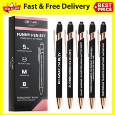 GIFTARU Funny Pens, Pack of 5