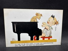 Mabel Lucie Attwell Valentine's Postcard 1089 Vintage Unused Charleston