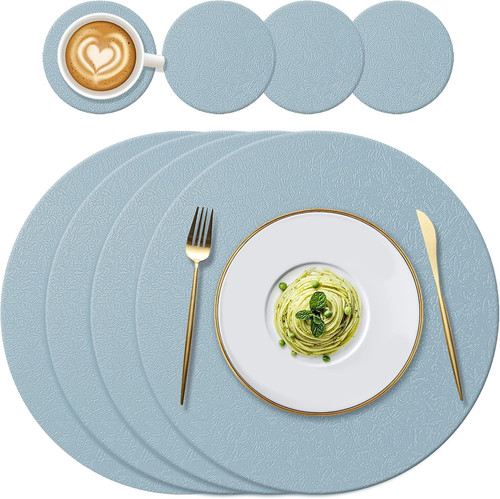 Round silicone placemat - round, placemat(34cm)