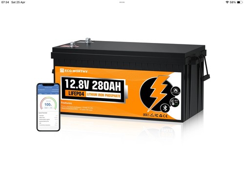 Eco worthy 12v 280ah - eco-worthy, lifepo4
