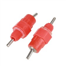 50Pcs Chicken Nipple Feeder Water Drinker Duck Hen Poultry For 3/4inchPVC Spare