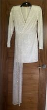 Nadine Merabi Leah white dress, UK SM/10